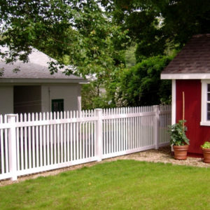 4' Aspen Picket Fence-0