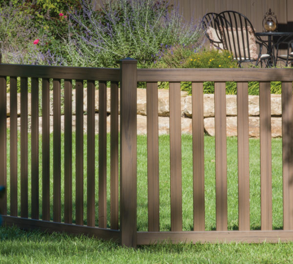 4' Woodland Select Picket Fence-0