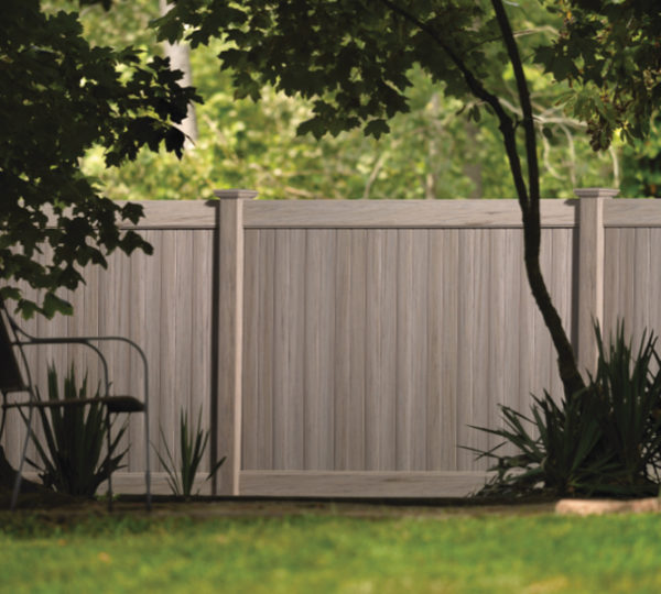 Weathered Cedar Woodland Select Privacy Fence
